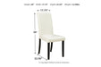Kimonte Ivory Dining Chair (Set of 2) - Gate FurnitureDining Chair