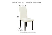 Kimonte Ivory Dining Chair (Set of 2) - Lara FurnitureDining Chair