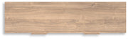 Kinlanni Queen Upholstered Panel Bed, Dresser and Nightstand in Tan - PKG023885