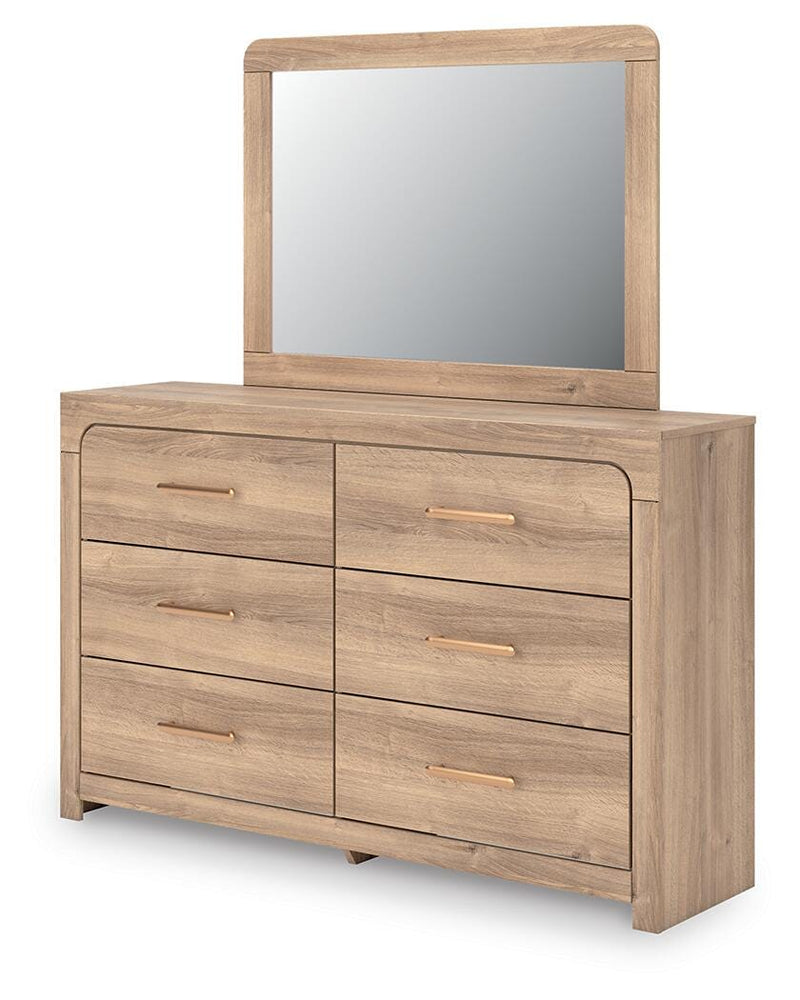 Kinlanni Tan Dresser and Mirror - PCB1360B1