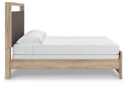 Kinlanni Tan King Upholstered Panel Bed - PCB1360B15