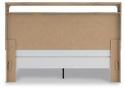 Kinlanni Tan King Upholstered Panel Bed - PCB1360B15