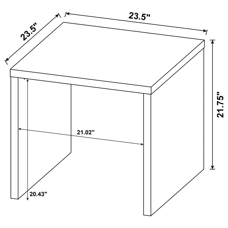 Knapp 2-piece Lift Top Coffee Table Set Black - 706228-S2