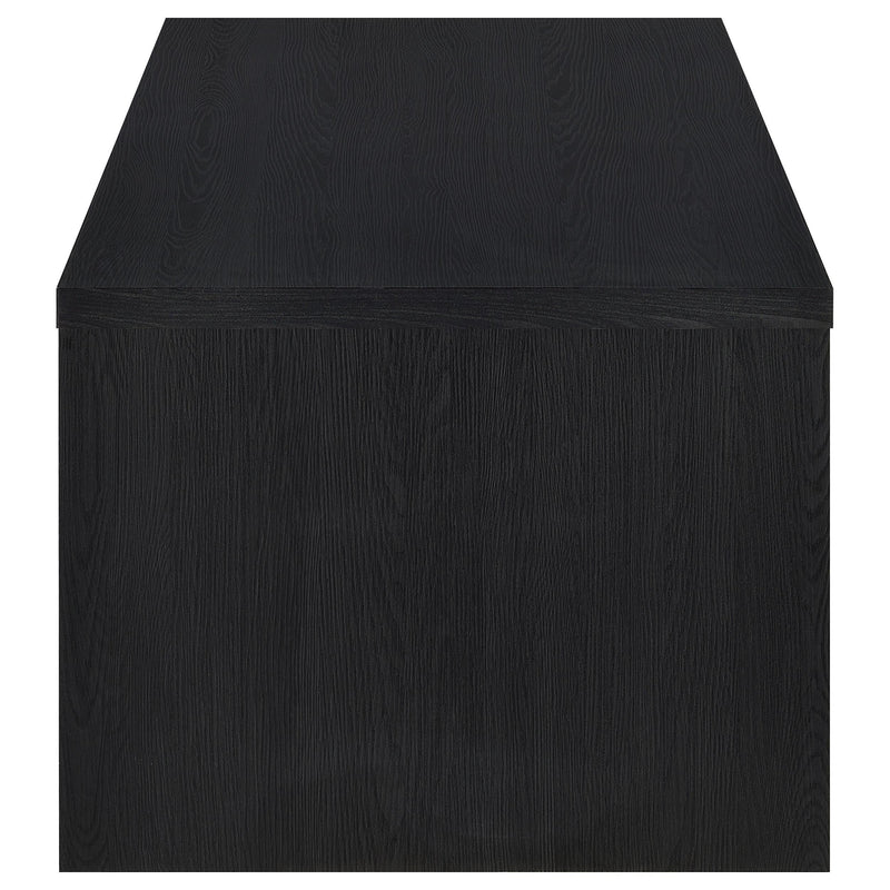 Knapp Lift Top Cocktail Coffee Table with Dual Drawers Black - 706228
