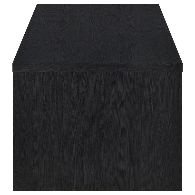 Knapp Lift Top Cocktail Coffee Table with Dual Drawers Black - 706228