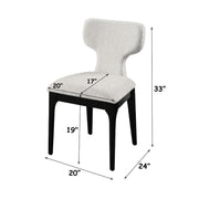 Koen Upholstered Side Chair (Set-2) - DN06872