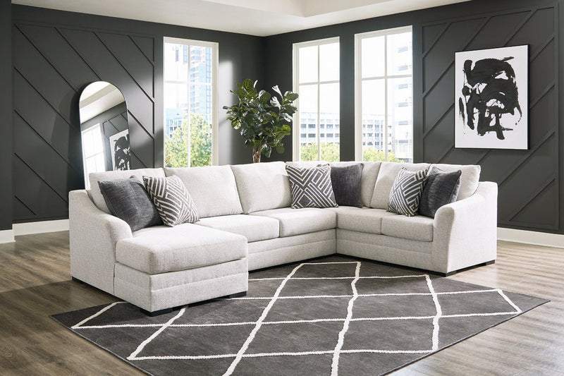 Koralynn Stone 3 - Piece LAF Chaise Sectional - Gate FurnitureSectional