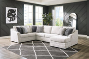 Koralynn Stone 3 - Piece RAF Chaise Sectional - Gate FurnitureSectional