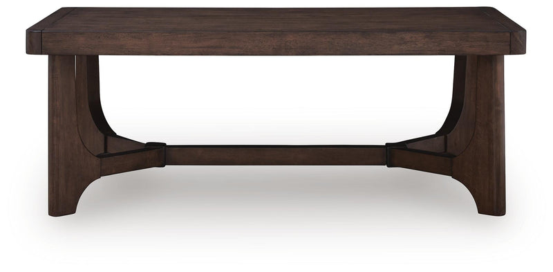 Korestone Dark Brown Coffee Table - T438-1