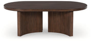 Korestone Dark Brown Coffee Table - T689-0