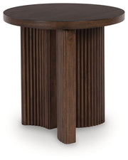 Korestone Dark Brown End Table - T689-6