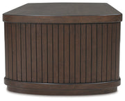 Korestone Dark Brown Lift-Top Coffee Table - T679-9