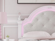 Kozlani Full Upholstered Panel Bed, Dresser and Mirror - PCB1819B15