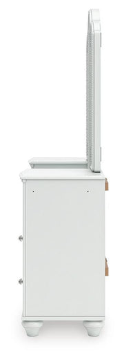 Kozlani Vanity, Mirror and Stool - PCB1819B11