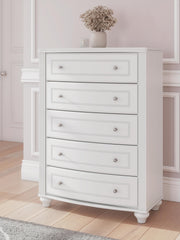 Kozlani White Chest of Drawers - PCB1819-46