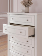 Kozlani White Chest of Drawers - PCB1819-46