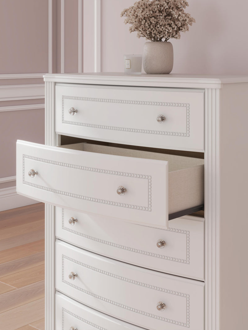 Kozlani White Chest of Drawers - PCB1819-46