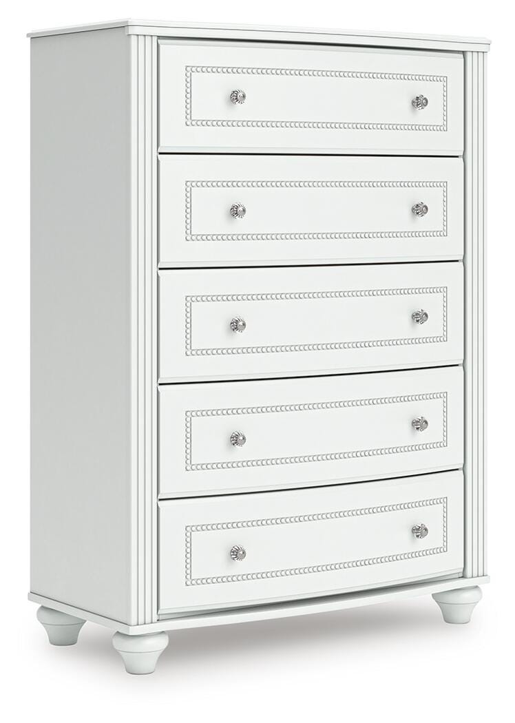 Kozlani White Chest of Drawers - PCB1819-46