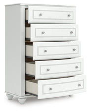 Kozlani White Chest of Drawers - PCB1819-46