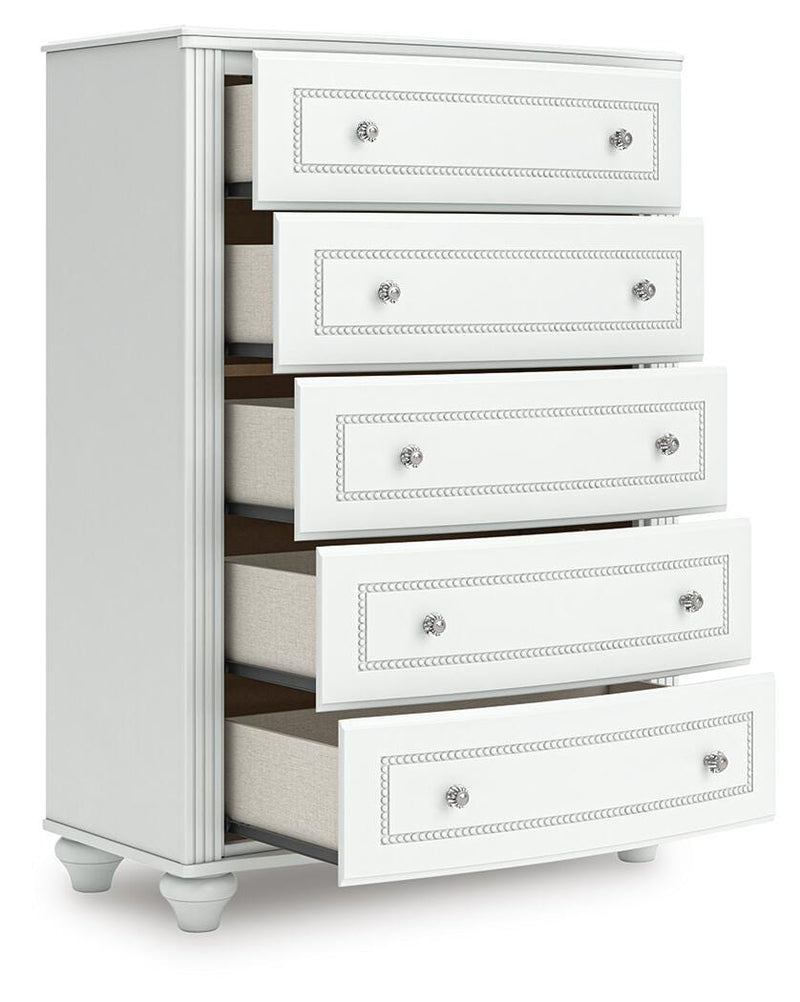 Kozlani White Chest of Drawers - PCB1819-46