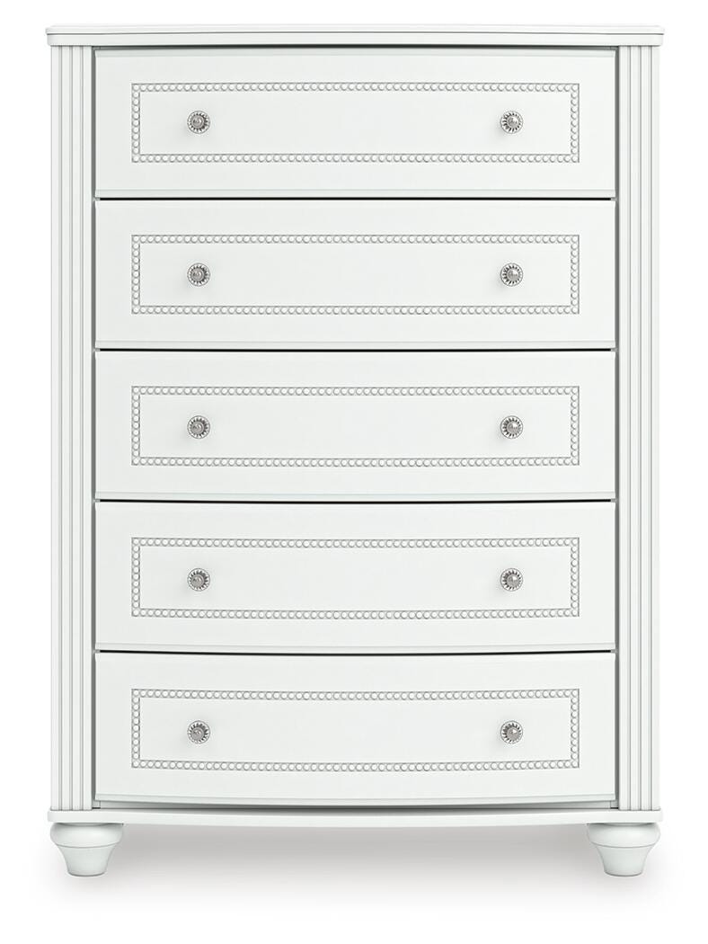 Kozlani White Chest of Drawers - PCB1819-46