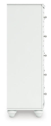 Kozlani White Chest of Drawers - PCB1819-46