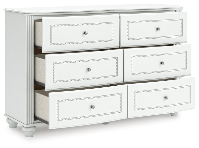 Kozlani White Dresser - PCB1819-21