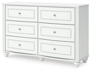 Kozlani White Dresser - PCB1819-21