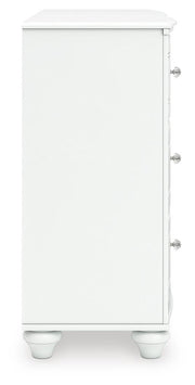 Kozlani White Dresser - PCB1819-21