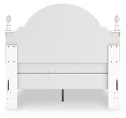 Kozlani White Full Upholstered Panel Bed - PCB1819B6