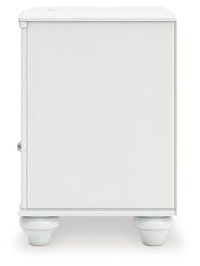 Kozlani White Nightstand - PCB1819-91