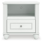 Kozlani White Nightstand - PCB1819-91