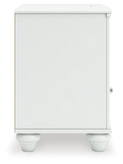 Kozlani White Nightstand - PCB1819-91