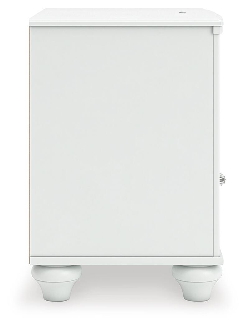 Kozlani White Nightstand - PCB1819-91