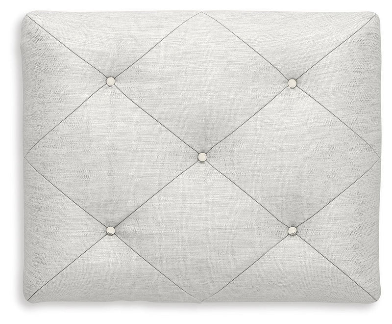 Kozlani White Vanity Stool - PCB1819-01