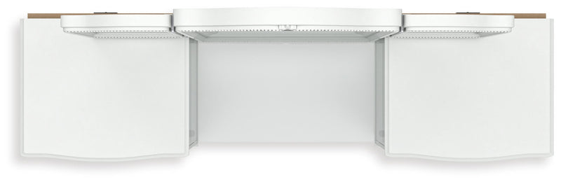 Kozlani White Vanity with Mirror - PCB1819B16