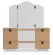 Kozlani White Vanity with Mirror - PCB1819B16