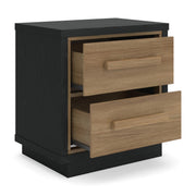 Kozmour Black/Brown Nightstand - EB1460-292
