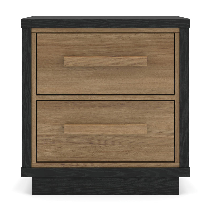 Kozmour Black/Brown Nightstand - EB1460-292