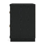 Kozmour Black/Brown Nightstand - EB1460-292