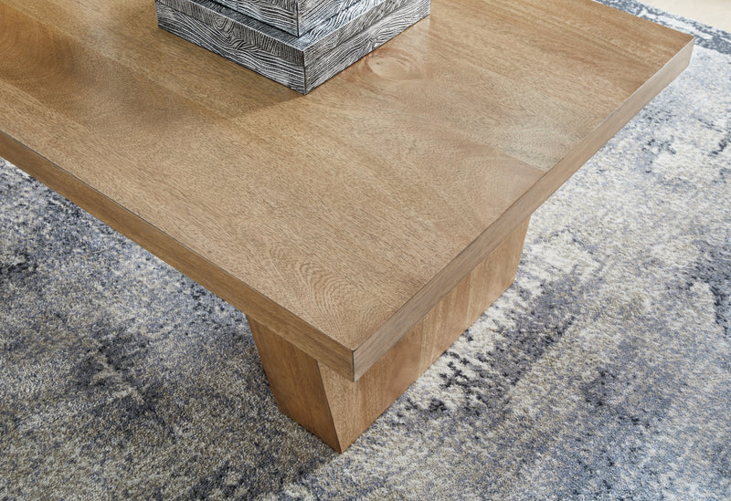 Kristiland Light Brown Coffee Table - T674-1