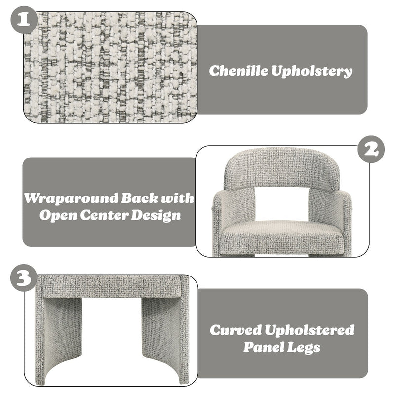 Kyree Arm Chair (Set-2) - DN07141