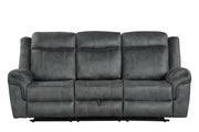[L360-R] Palm - Recliner (Gray), Fabric, Gray With : Rocker recliner Box: 1 of 1 Each - L360-R