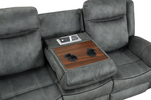 [L360-R] Palm - Recliner (Gray), Fabric, Gray With : Rocker recliner Box: 1 of 1 Each - L360-R