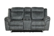 [L360-R] Palm - Recliner (Gray), Fabric, Gray With : Rocker recliner Box: 1 of 1 Each - L360-R
