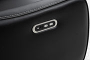 [L367-S] London - Sofa (Black), Air Leather, Black With : Power Headrest, USB, Type C Charger, Zero Gravity Box: 1 of 1 Each - L367-S