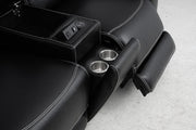 [L367-SL] London - SL (Black), Air Leather, Black With : Power Headrest, Power Source , Wireless Charger, Pull-Out Cup Holders, Reading Light, USB, Type C Charger, Zero Gravity Each - L367-SL