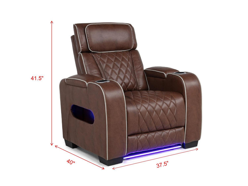 L402 - Polax Brown 2PC (Power Sofa & Loveseat) - L402-Brown-2PC