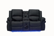 L430 - Cesar ( Black ) RECLINING SOFA - L430-3