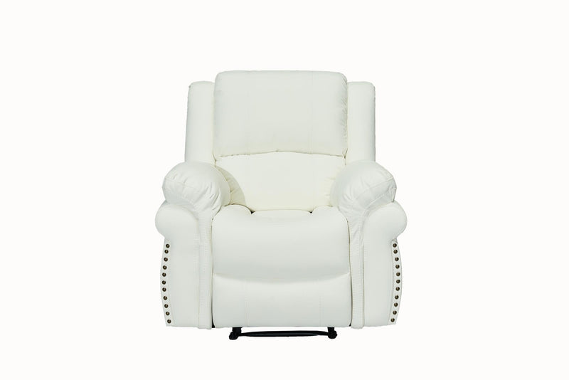 L432 - Cesar ( White ) RECLINING SOFA - L432-3